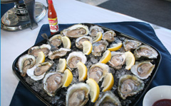 The 2012 OAT Program graduates had the opportunity to indulge in some delicious raw oysters during their graduation celebration. 